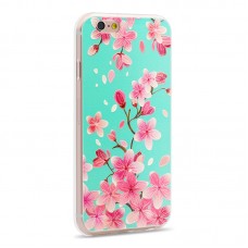 iPhone 6 6s Plus 5.5 - TPU Soft 3D Touch Protective Phone Cover Case - Sakura